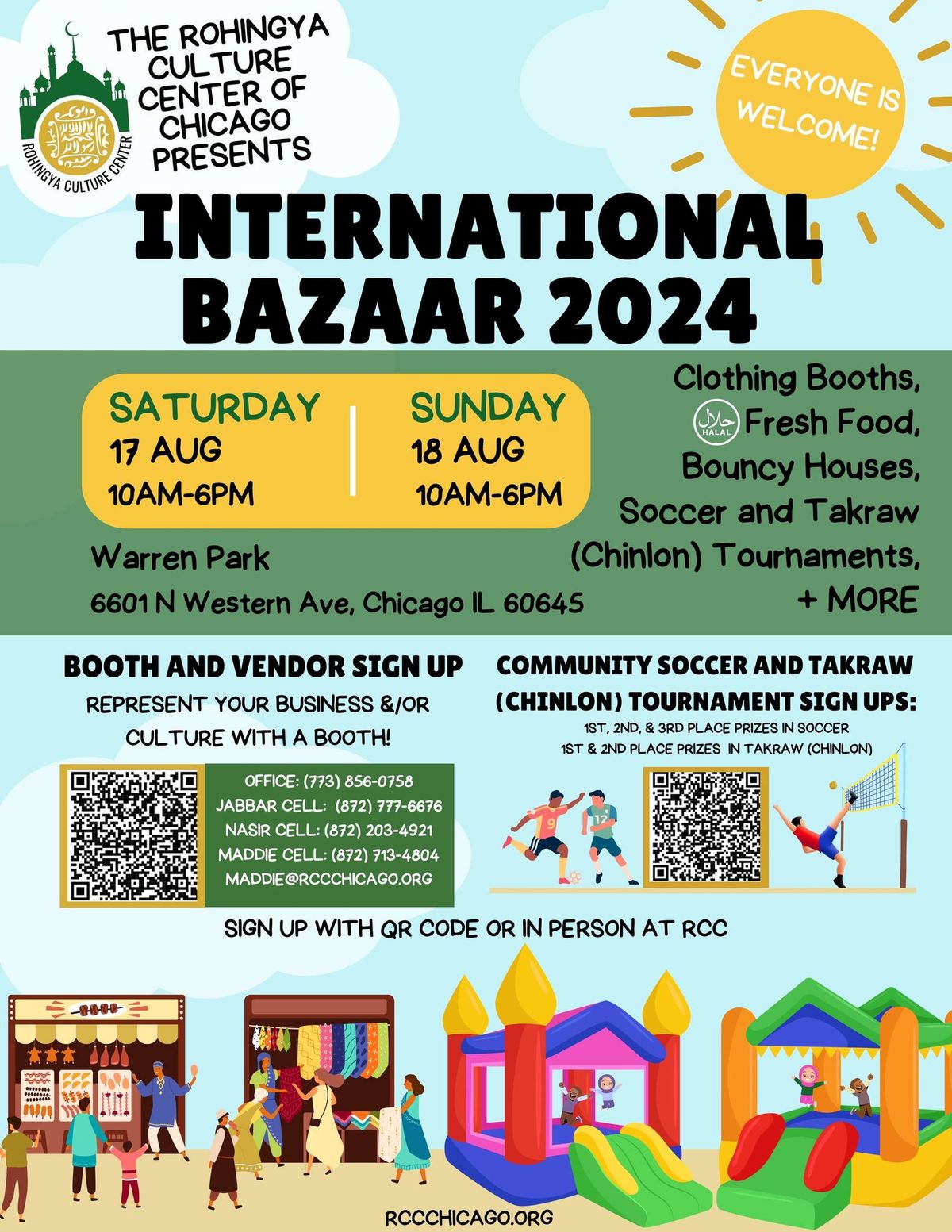 INTERNATIONAL BAZAAR 2024 6601 N Western Ave, Chicago, IL 606455047