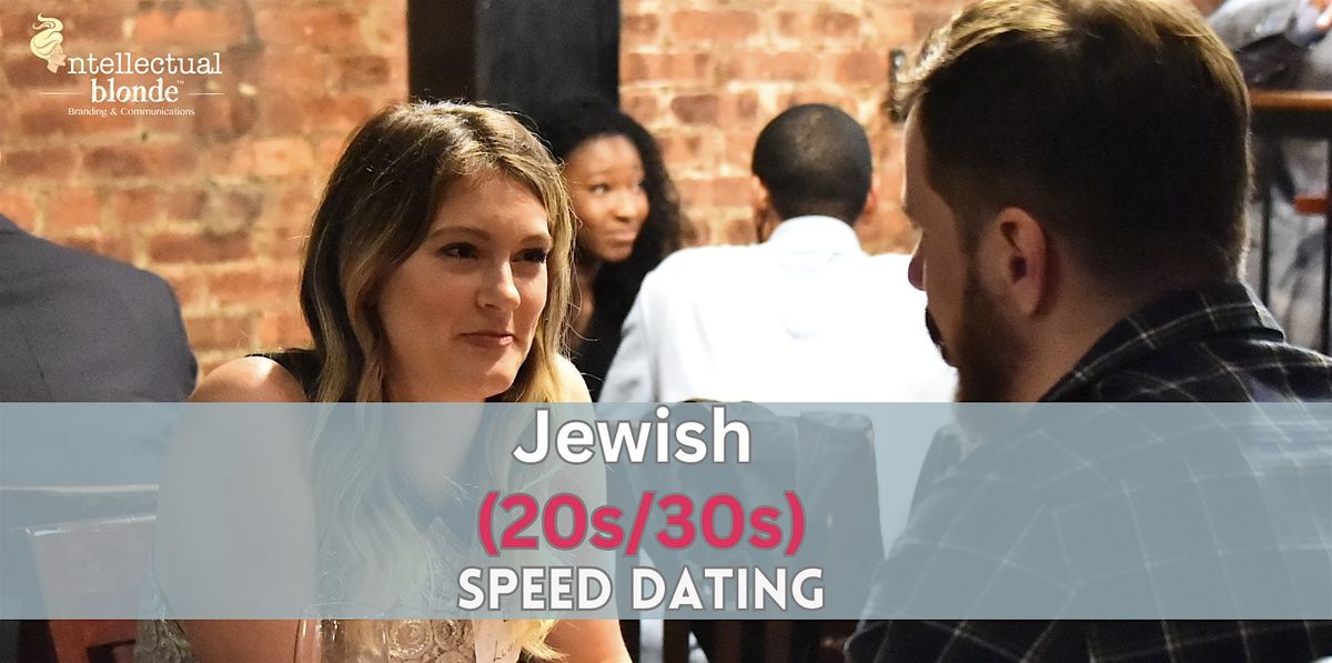 In-Person Jewish Speed Dating (20s\/30s) I Jewish Events I Men Sold Out