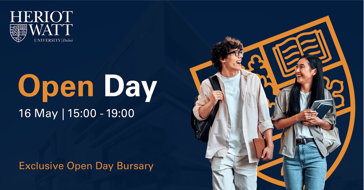 Heriot-Watt University Dubai, May 16 Open Day 2026