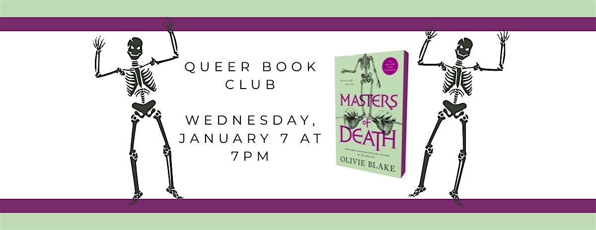 Queer Book Club - Masters of Death by Olivie Blake