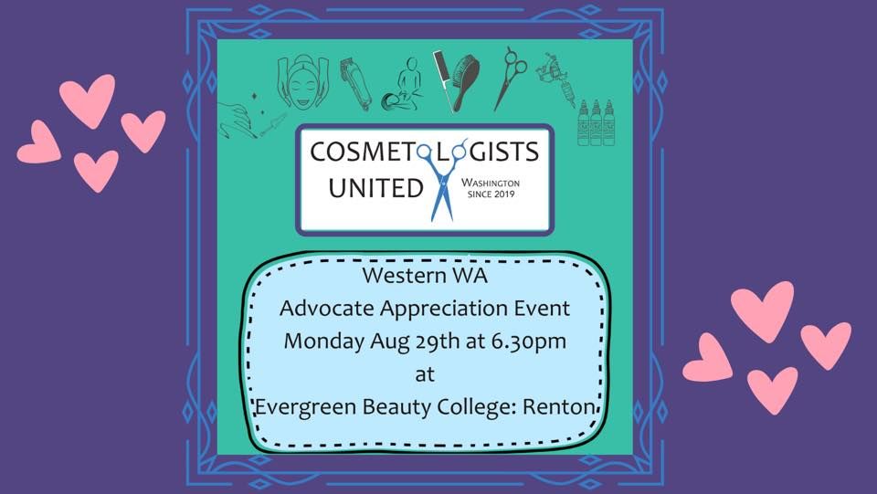 Advocate Appreciation Day 2022 (Western WA) Evergreen Beauty College