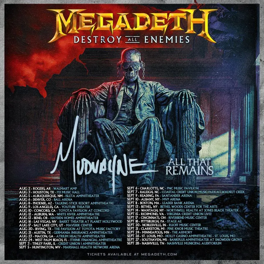 Megadeth at Roig Arena