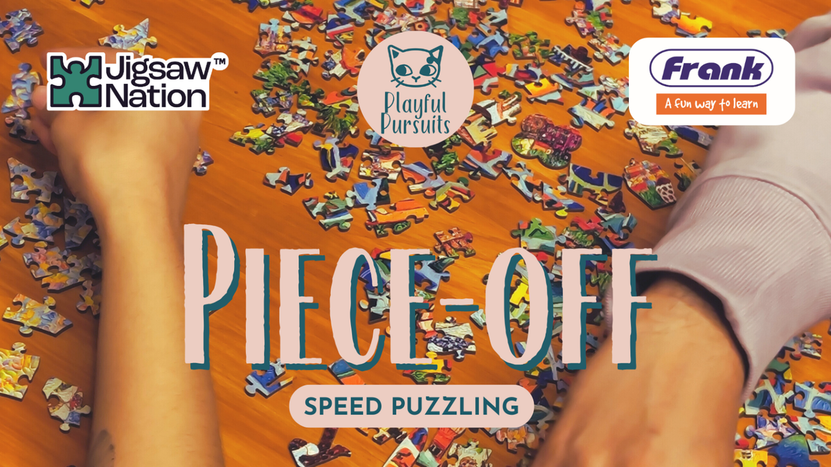 Piece-off - Speed Puzzling with Playful Pursuits