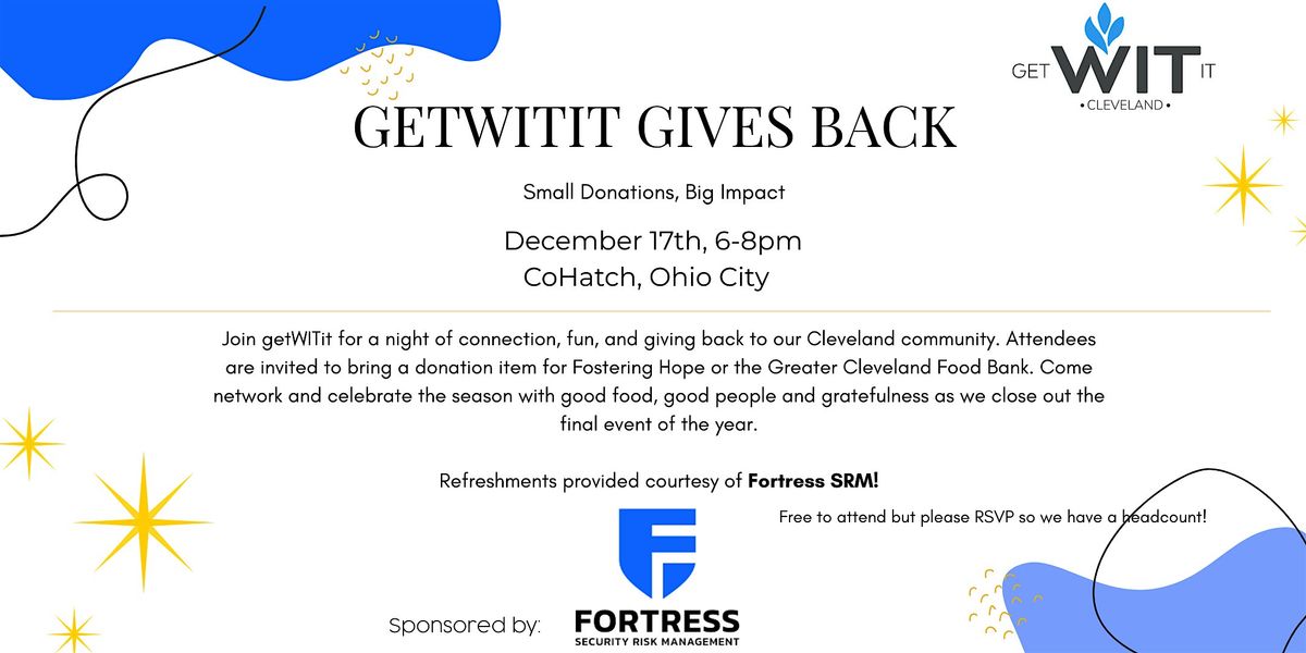 Cleveland getWITit Gives Back
