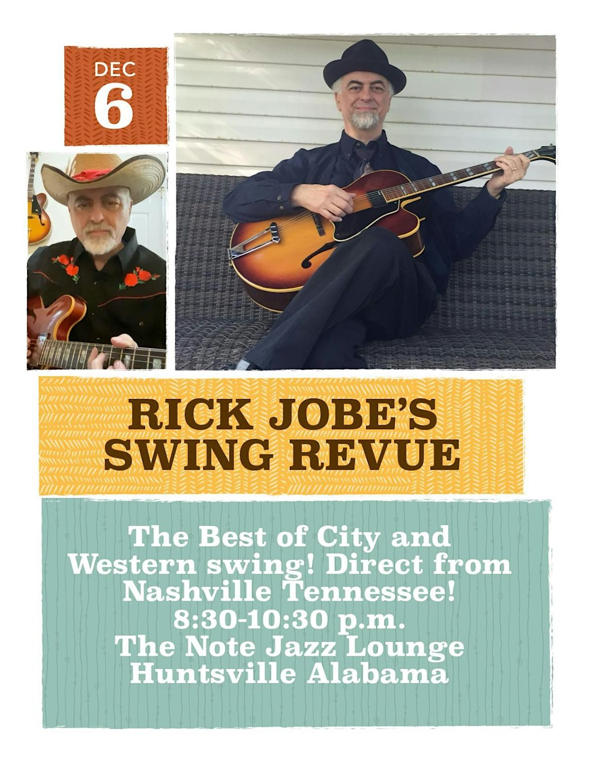 Rick Jobe's Swing Revue at The Note Jazz Lounge