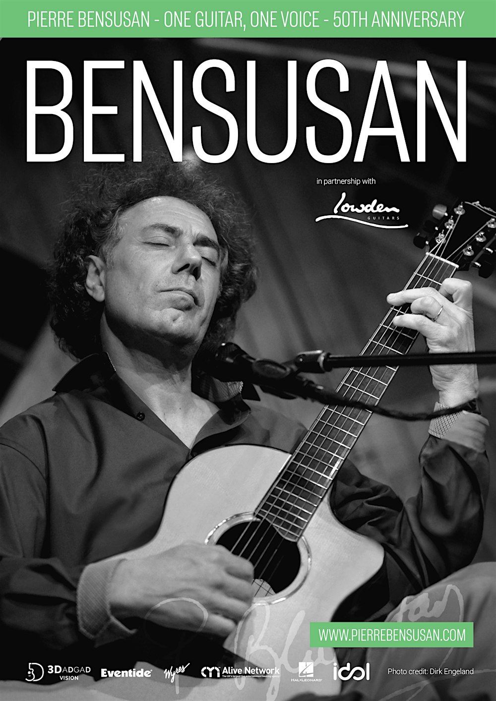 PIERRE BENSUSAN - ONE GUITAR, ONE VOICE - 50TH ANNIVERSARY in Roanoke