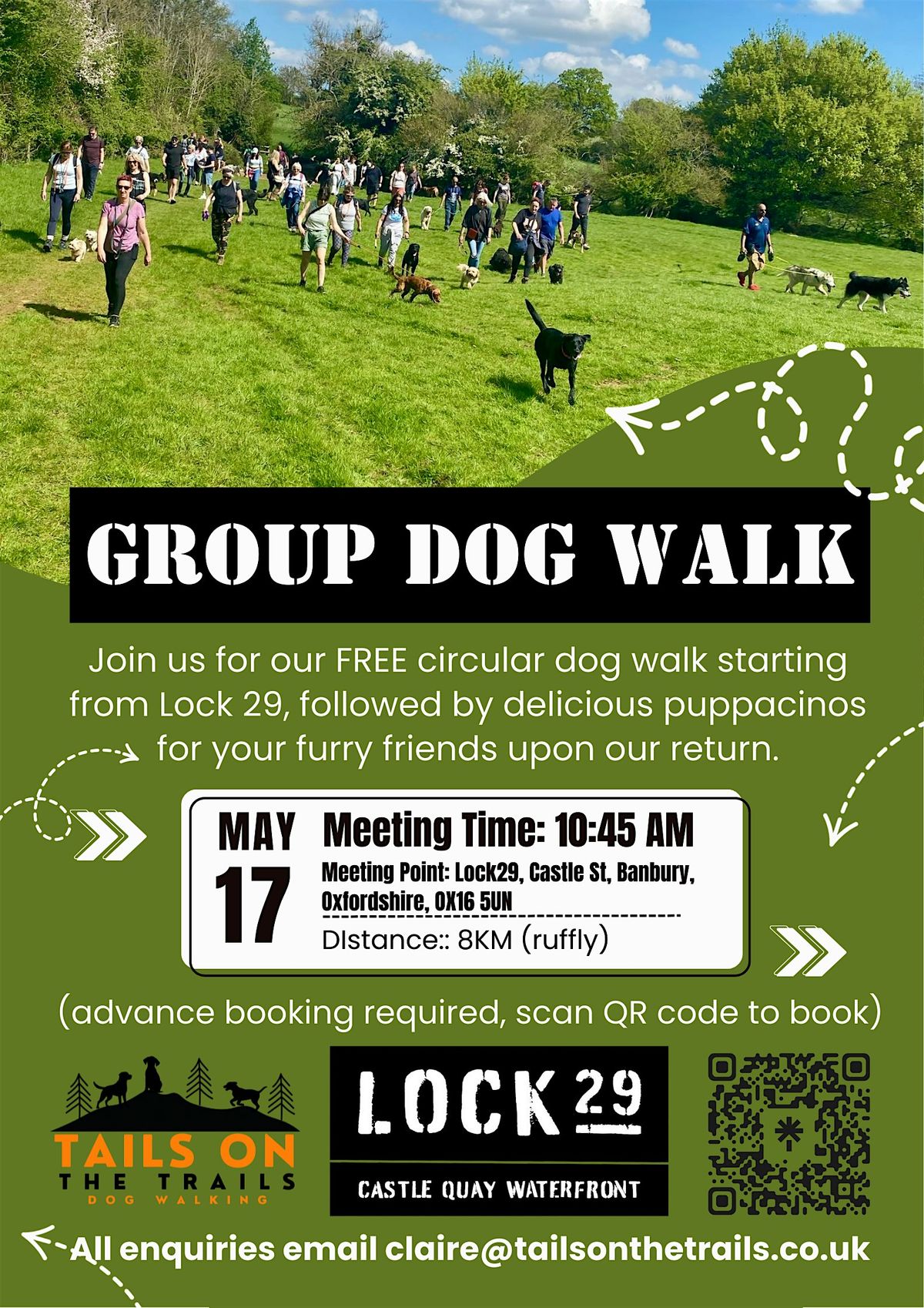 Lock 29 - Group Dog Walk - Banbury