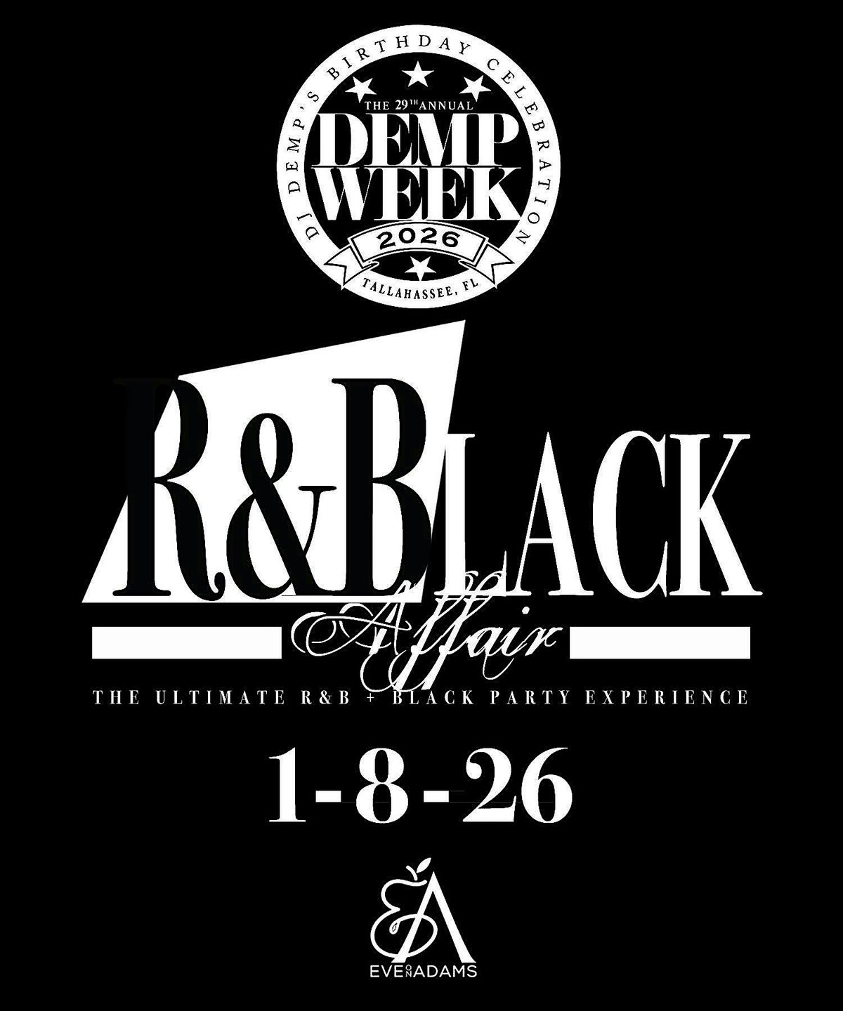 DEMP Week 2026 R&Black Affair