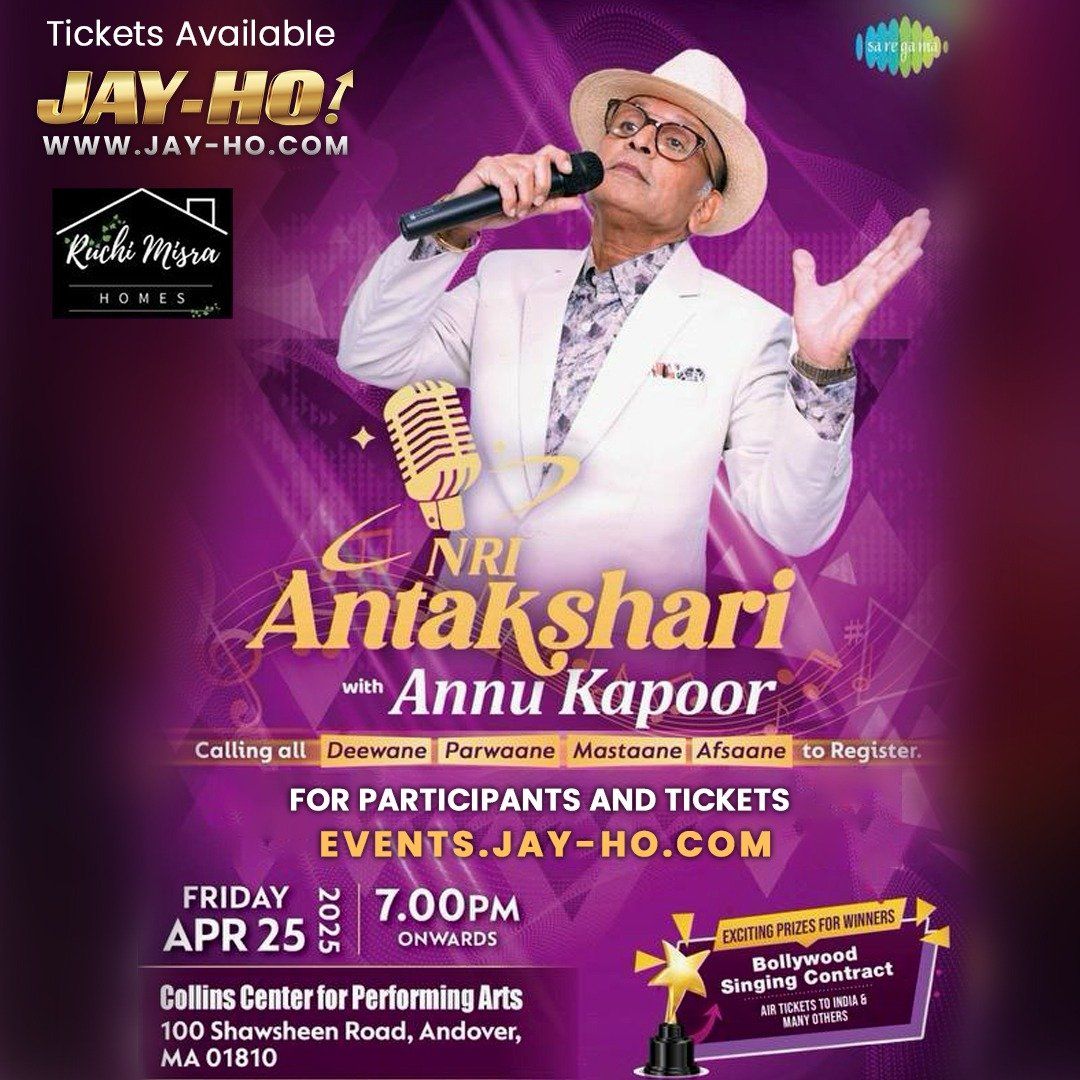 Dr Annu Kapoor - NRI Antakshari ka Suhana Safar at Union County Performing Arts Center