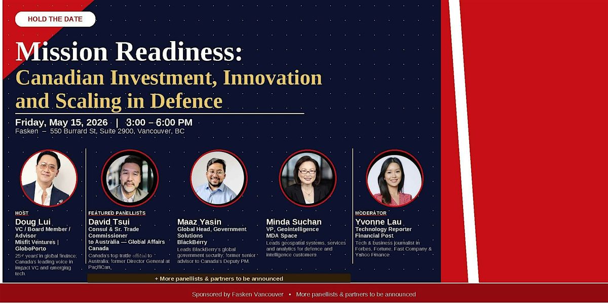 Mission Readiness: Canadian Investment, Innovation, and Scaling in Defence