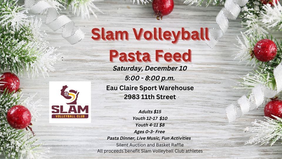Slam Volleyball Pasta Feed