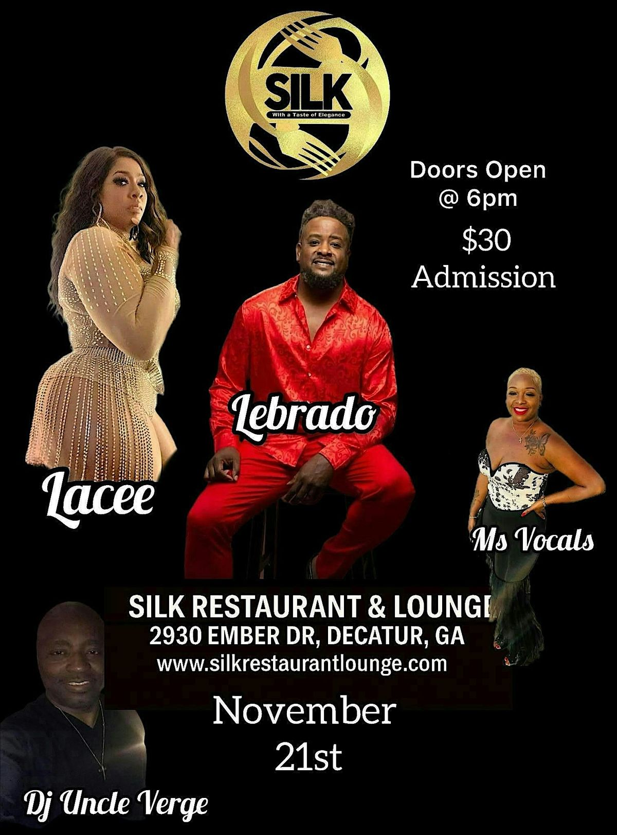 Lebrado Live at Silk \u2013 with Lacee & Ms. Vocals!