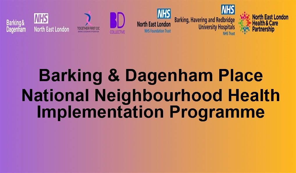B&D West Integrated Neighbourhood Team Workshops