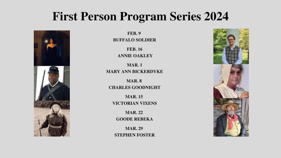 First Person Program Series: Charles Goodnight at 11500 Lebanon Rd ...