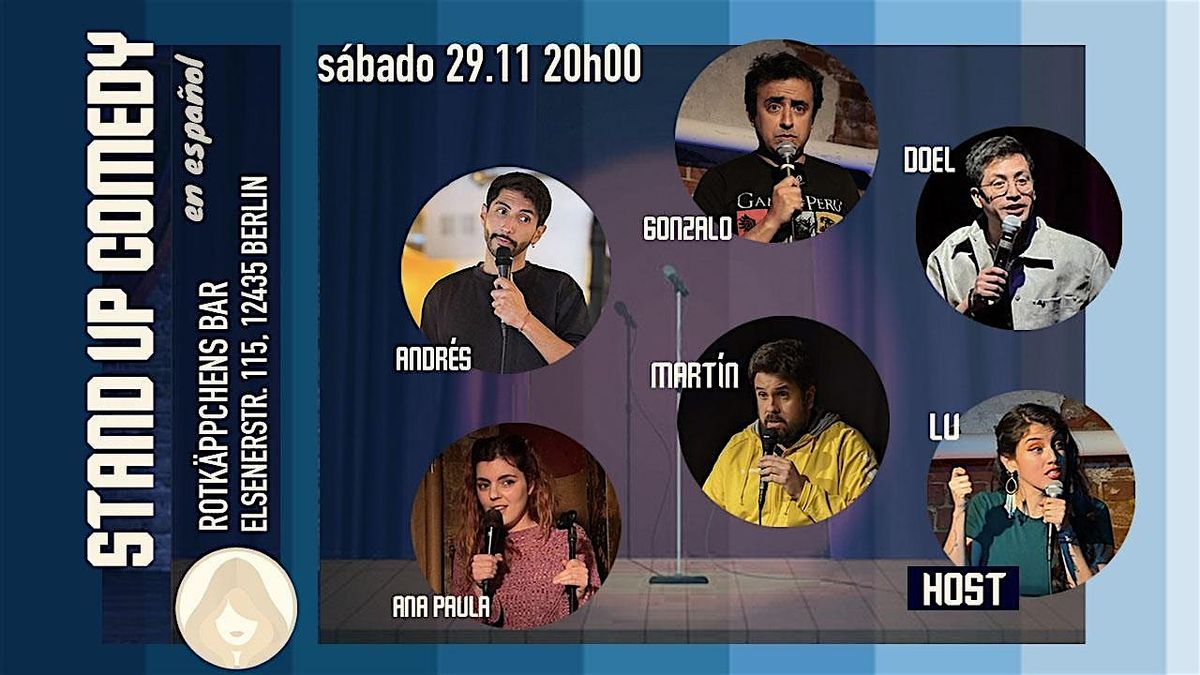 Stand Up Comedy en espa\u00f1ol en Rotk\u00e4ppchens Bar