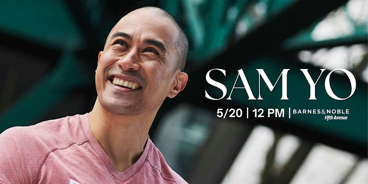 Signing with PELOTON\u2019s Sam Yo @ B&N 5th Ave, NYC!