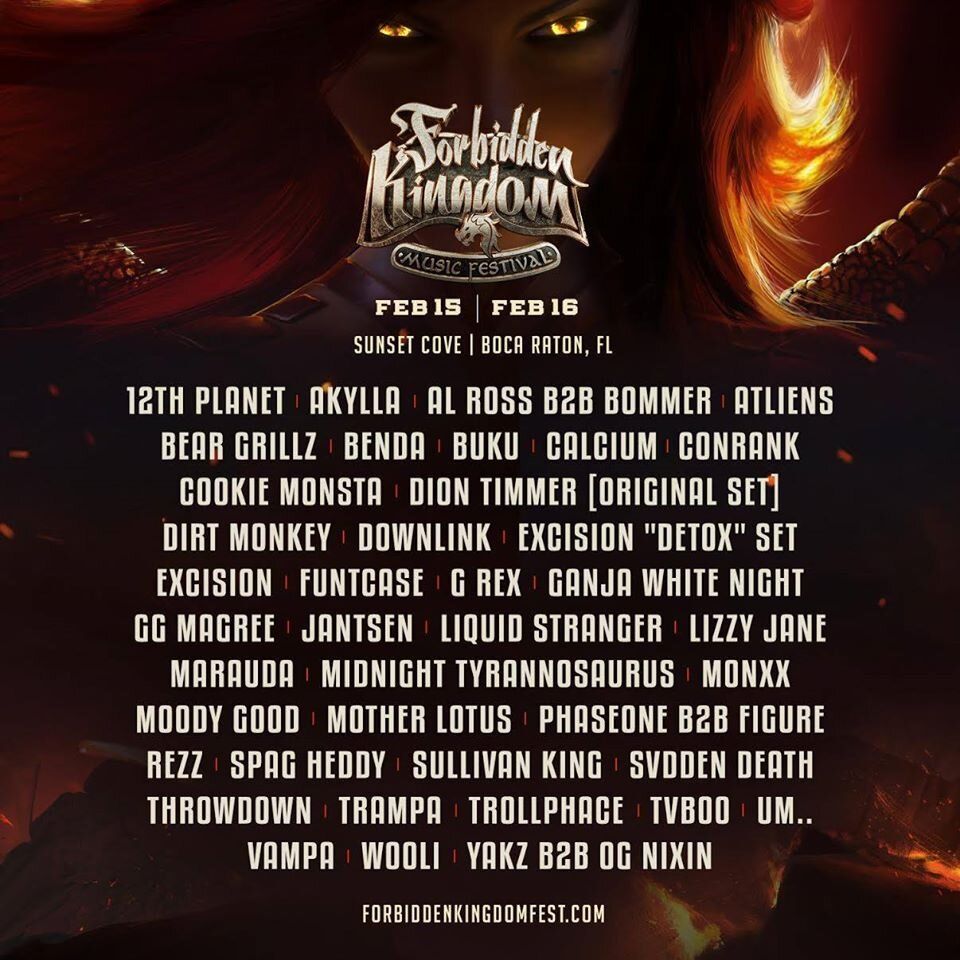 Forbidden Kingdom Music Festival - 2 Day Pass at Orlando Amphitheater at Central Florida Fairgrounds