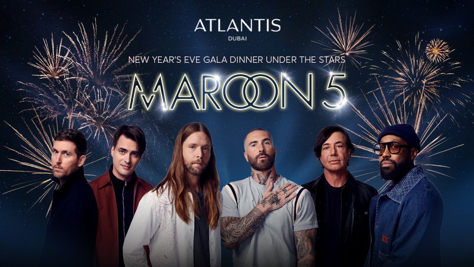 New Year\u2019s Eve Gala Dinner Under The Stars Featuring Maroon 5 In Dubai