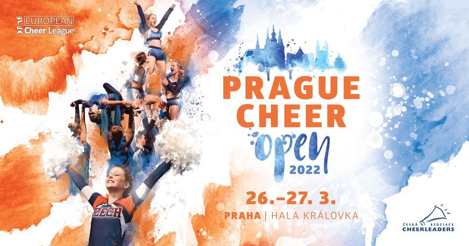 PRAGUE CHEER&DANCE OPEN 2022 Sportovní hala Královka, Prague, PR March 26 to March 27