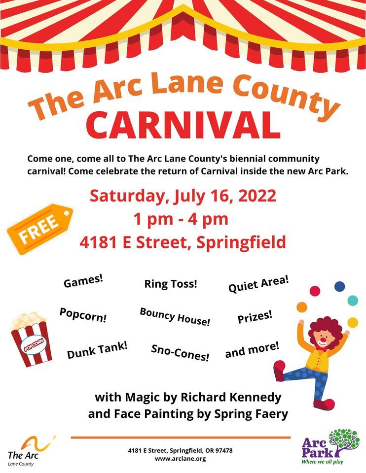 The Arc Lane County Carnival The Arc Lane County, Springfield, OR