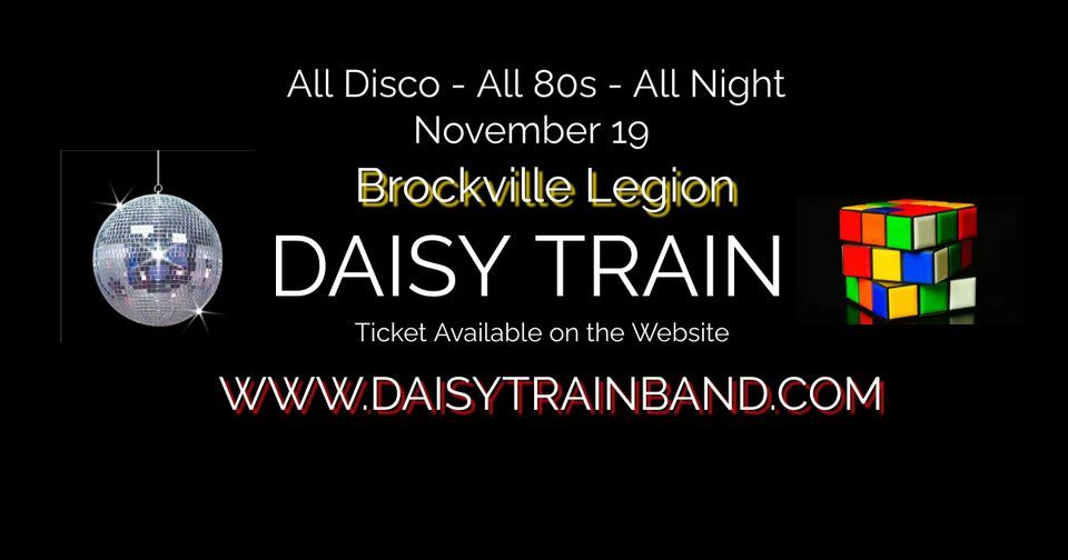 Daisy Train at Brockville Legion with S/G Mark Bergman Brockville Legion Branch 96 November