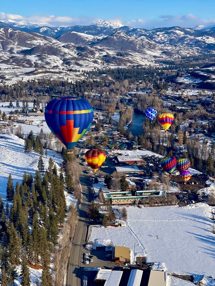 Winthrop Balloon Festival Rides - Day 1