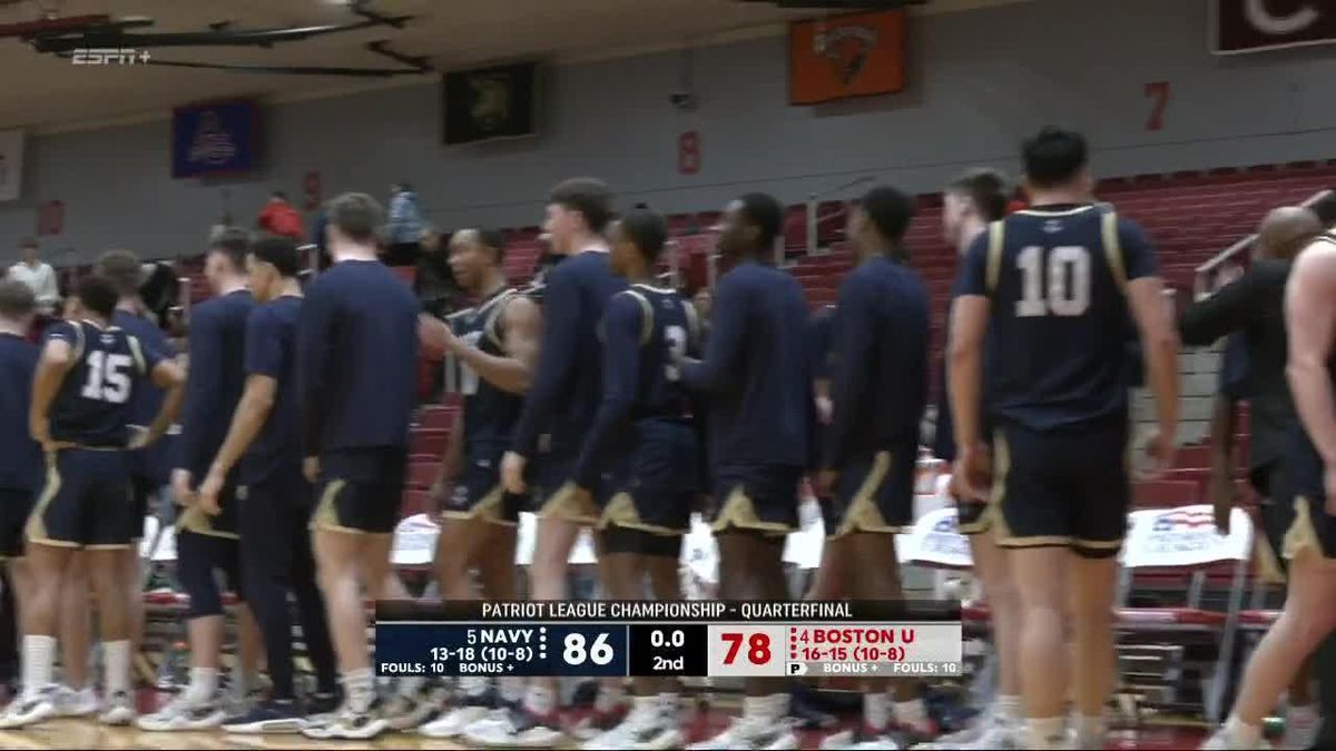 Navy Midshipmen at Boston University Terriers Mens Basketball