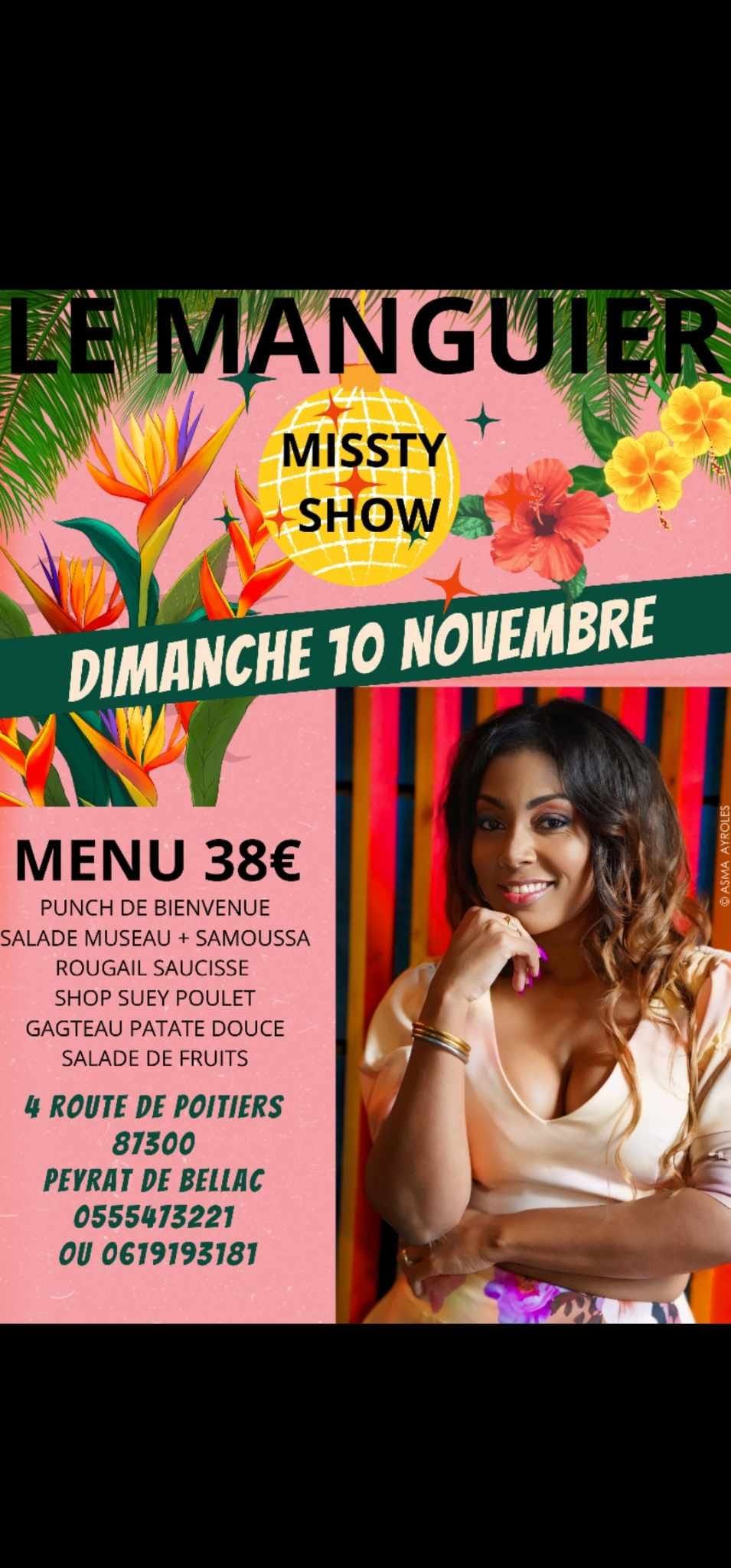 MISSTYs Creole Night 4 route de Poitiers, PeyratdeBellac November