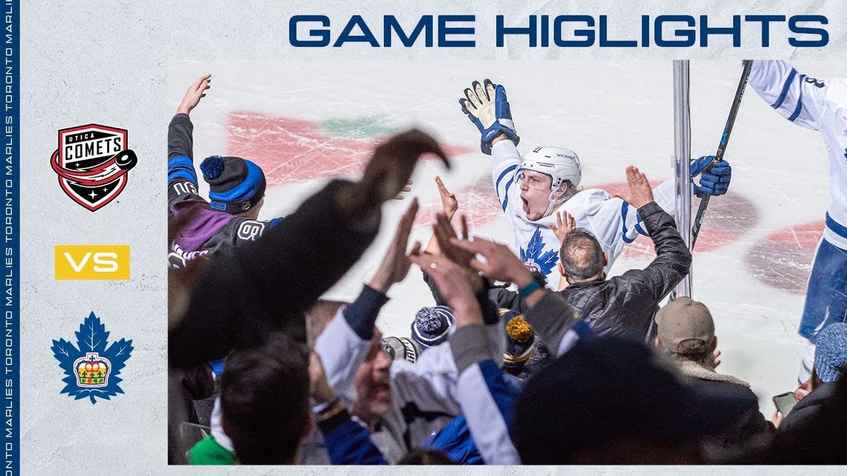 Parking Toronto Marlies at Utica Comets