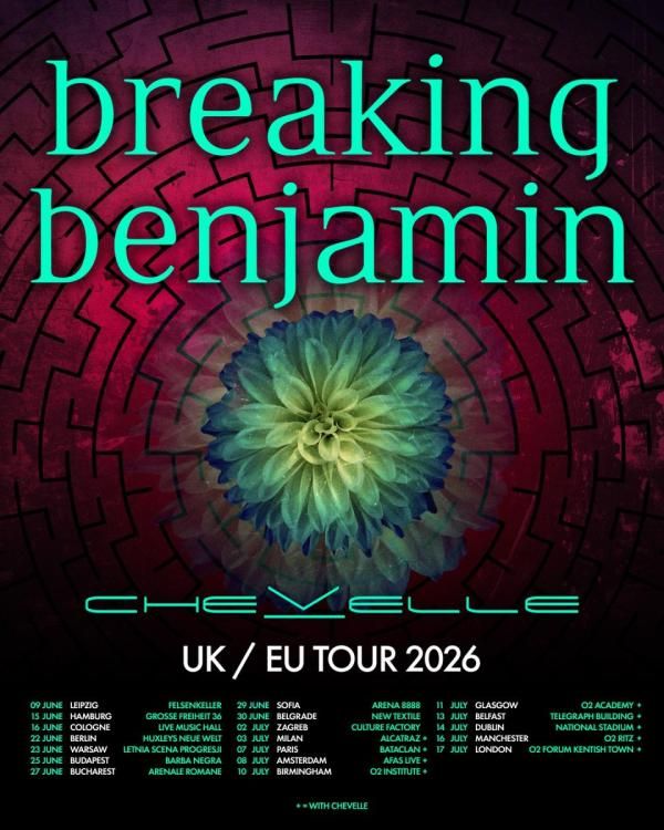 Breaking Benjamin Belfast Tickets