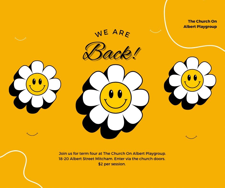 Playgroup Term Four 1820 Albert Street, Mitcham, Morphett Vale, SA