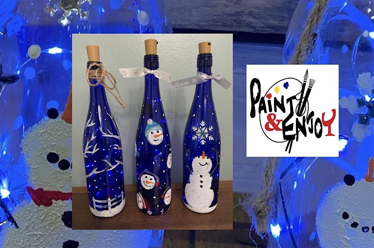 Paint and Enjoy\u201dWinter Lantern Bottles \u201c at Royal Winery
