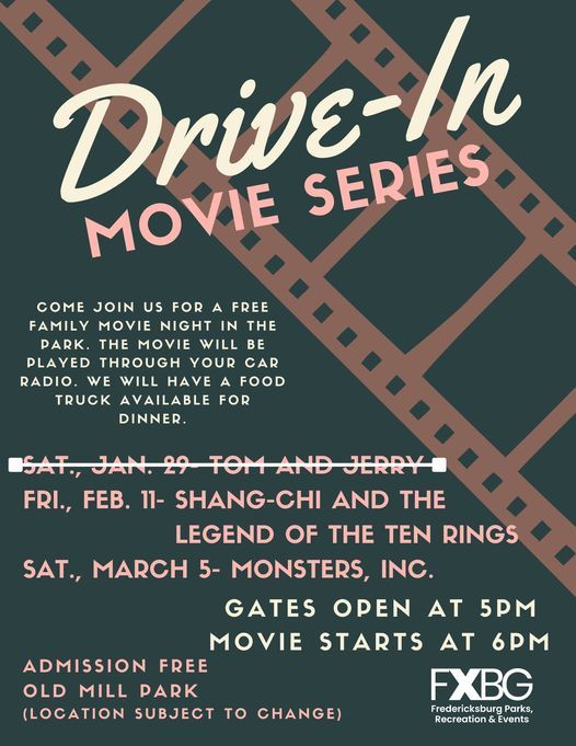 FXBG Drive-In Movie Series