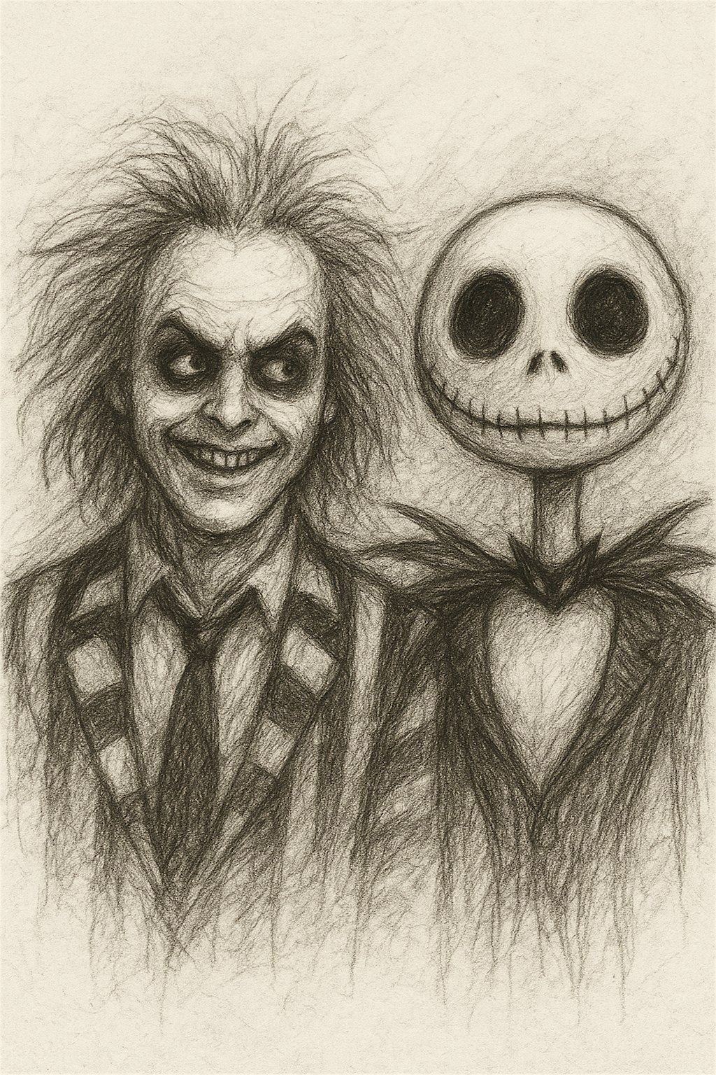 Nightmare Before Christmas Beetlejuice Theme Life Drawing at The Shakey