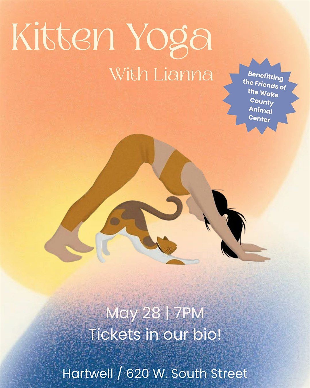 Kitten Yoga with Lianna Lee: Benefiting FWCAC