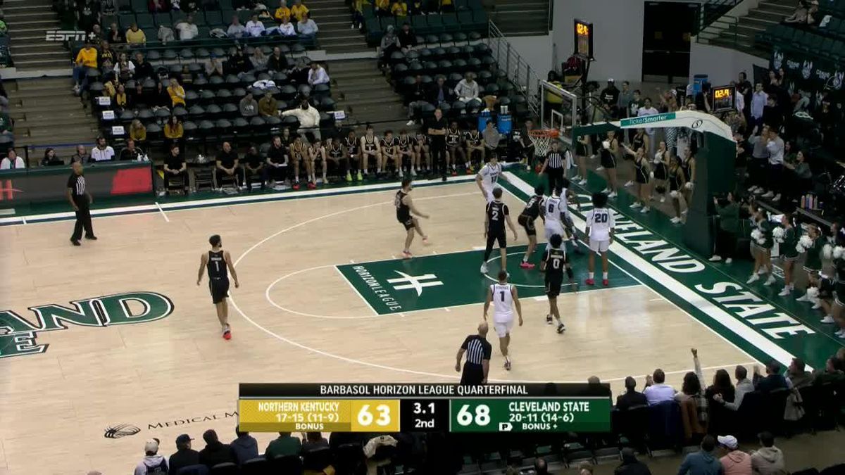 Northern Kentucky Norse at Cleveland State Vikings Mens Basketball at Wolstein Center at CSU
