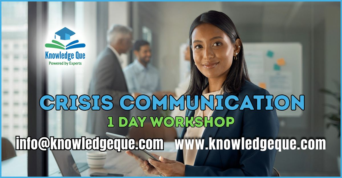 Crisis Communication 1 Day Workshop | Plano, TX