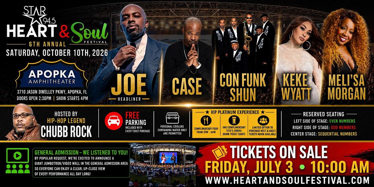Ab Spul Rapper 6th Annual Star 94.5 Heart & Soul Music Festival at Apopka Amphitheater ...