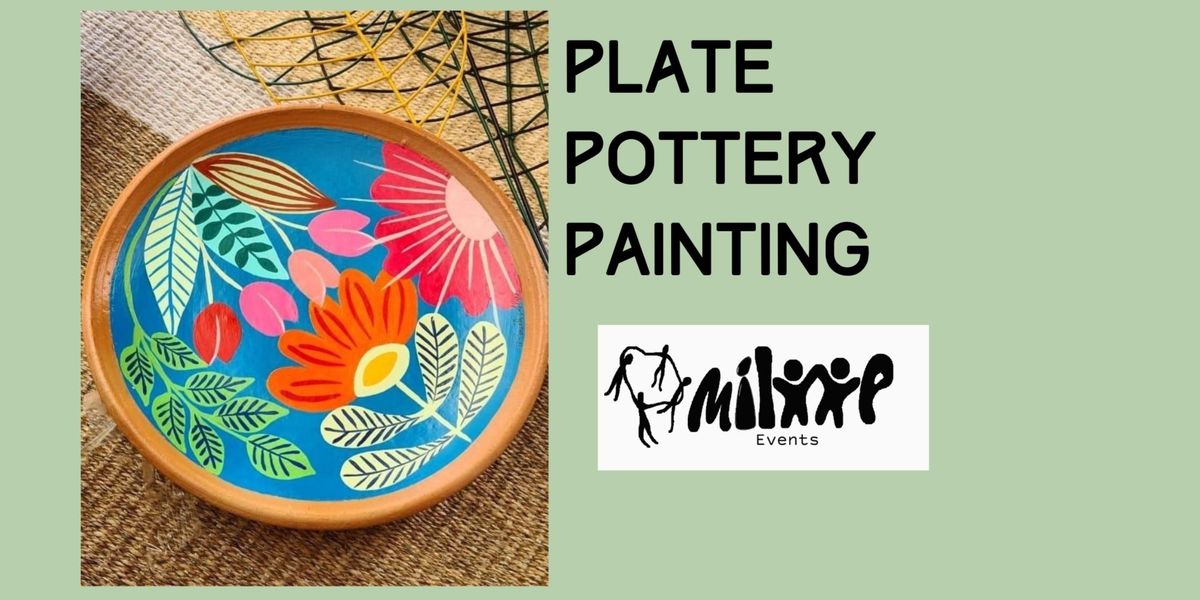 Plate Pottery Painting