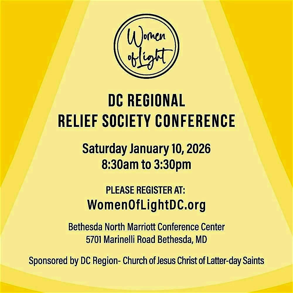 DC Regional Relief Society Conference