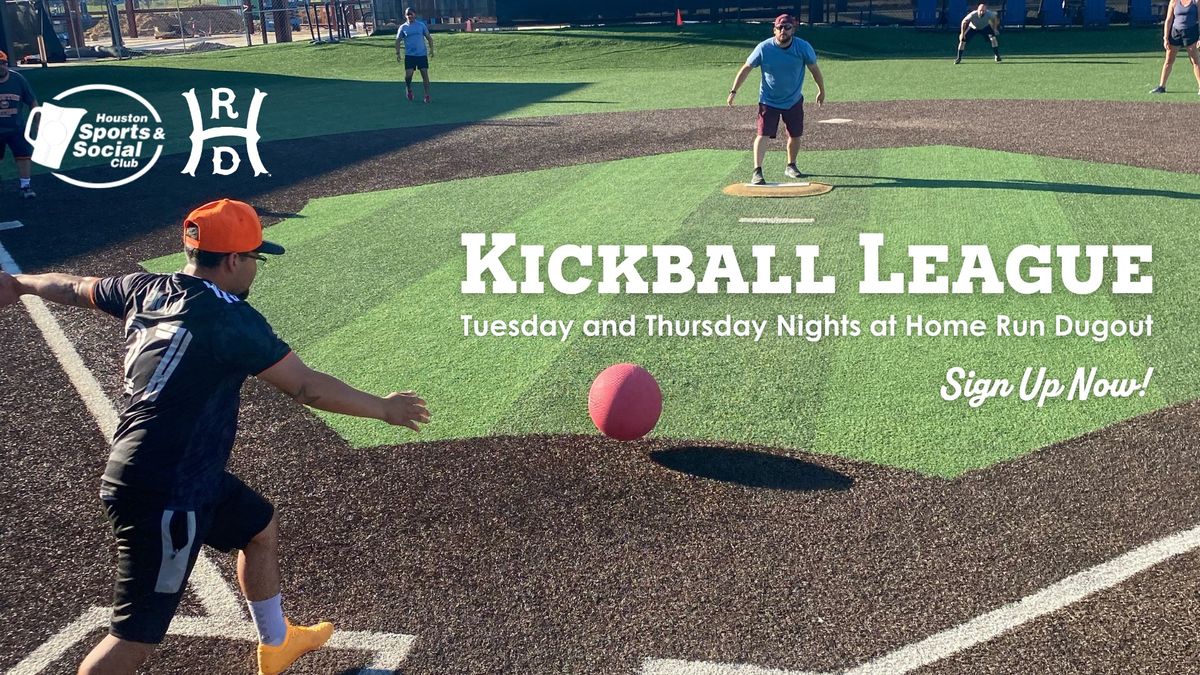 Tuesday Kickball League at Home Run Dugout Houston-Katy | Home Run ...