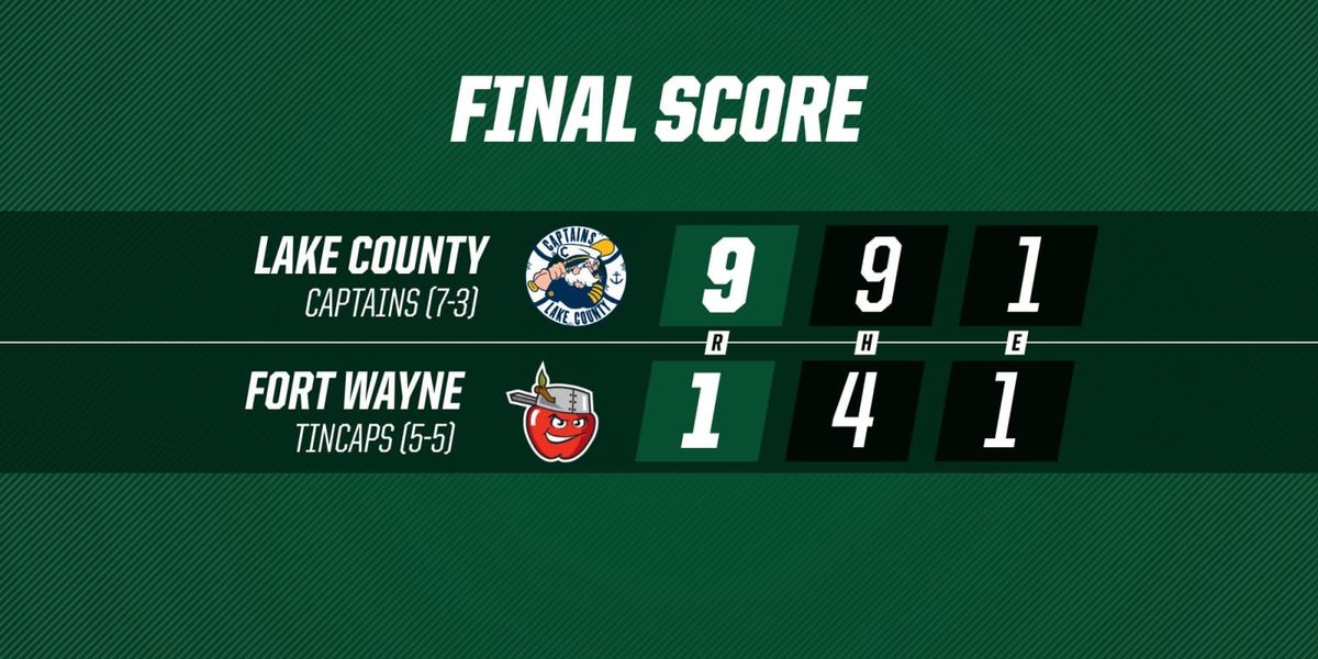 Fort Wayne TinCaps at Lake County Captains at Classic Park