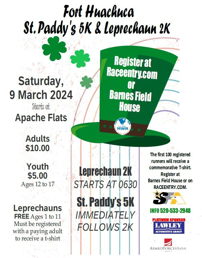 St. Paddy's Day 5K and Leprechaun 2K