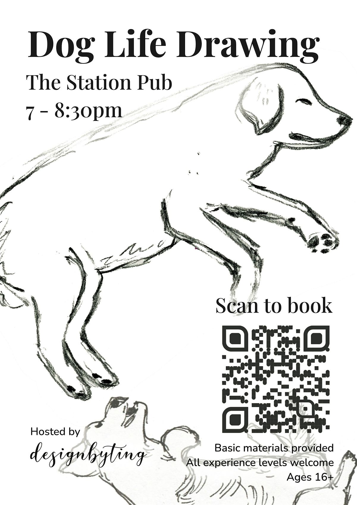 Dog Life Drawing at The Station Pub Hither Green