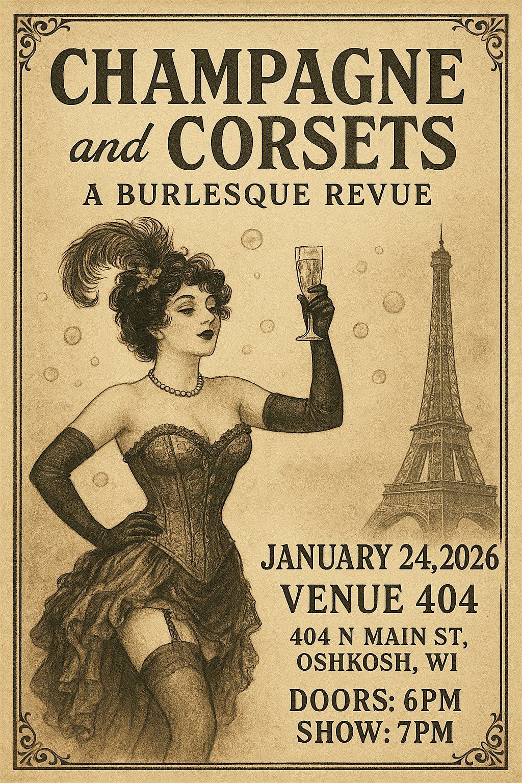 Elle Mae Presents: Champagne and Corsets