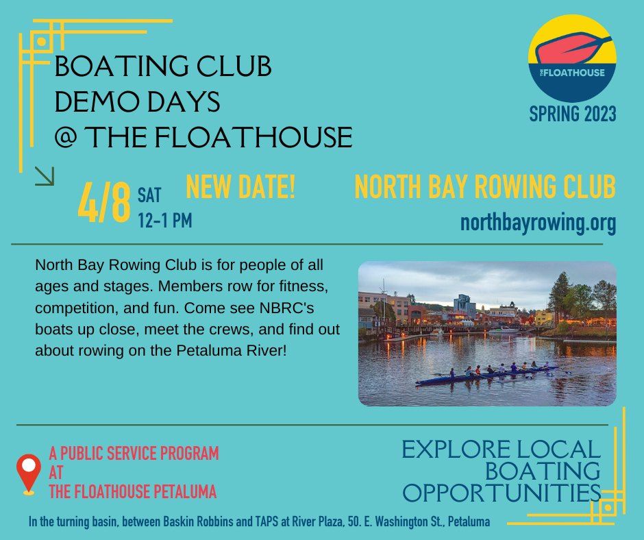Boating Club Demo Days The Floathouse North Bay Rowing Club (new