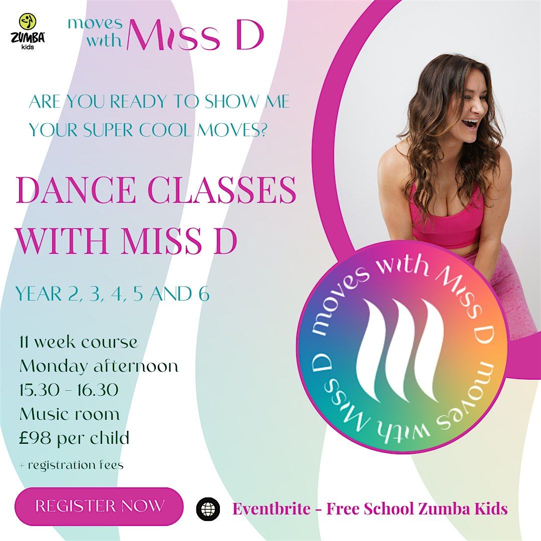 Free School Zumba Kids (Year 2, 3, 4, 5 and 6)