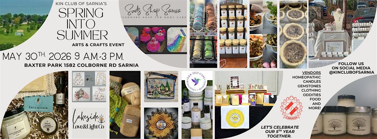 5th Anniversary Spring Into Summer Arts & Crafts Event