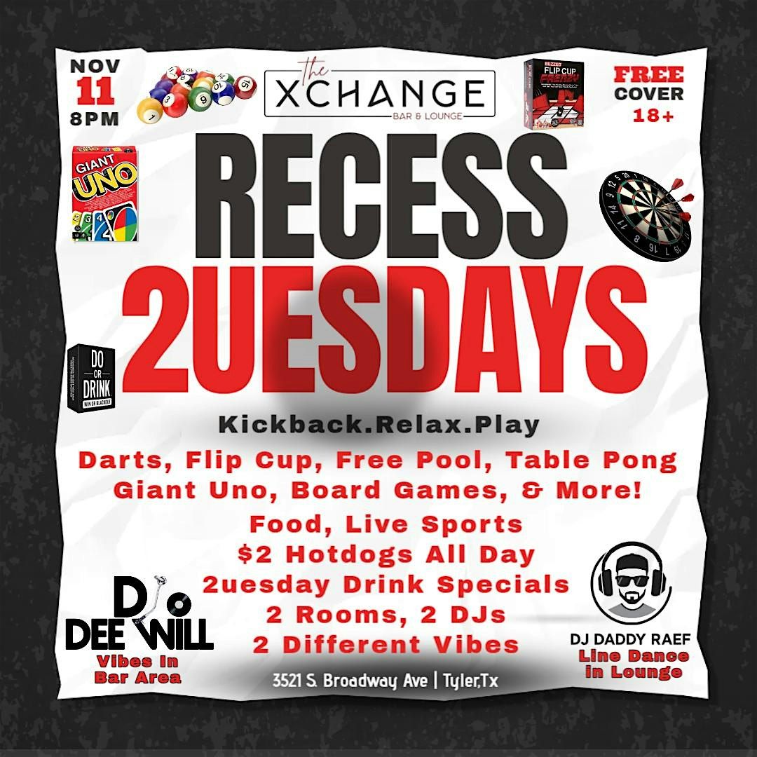 Recess 2uesdays: Game Night