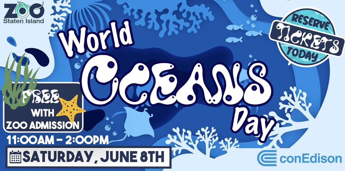 World Oceans Day Staten Island Zoo June 8, 2024